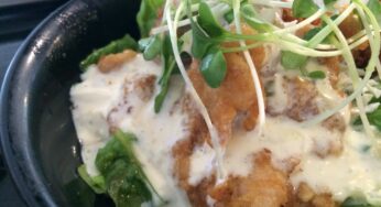 カフェ「ARIGATO」のせせりのチキン南蛮が美味い-チキン南蛮/高千穂