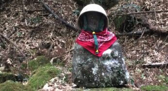 高千穂町の家内安全は「ヘルメット地蔵」におまかせ！！