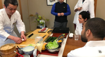 外国人も大興奮! 一流鮨店での日本食レッスンに潜入