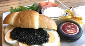 一個6800円の贅沢バーガーが誕生！「宮崎キャビア1983 BURGER」の全貌をお見せします！