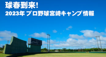 球春到来！2023年プロ野球宮崎キャンプ情報