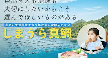 安心安全な魚を持続して食べ続けられるために－「しまうら真鯛」の挑戦！