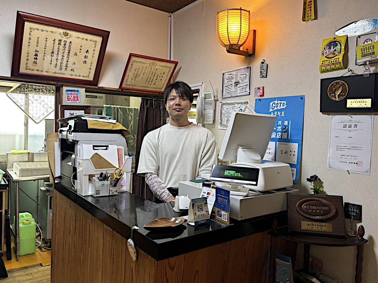 温かく迎えてくれるスタッフ