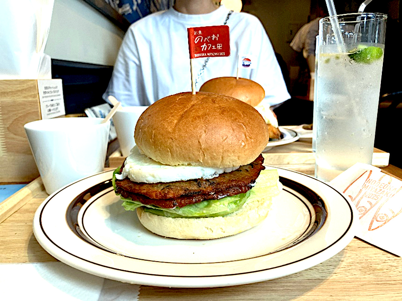 ダブルあげみ月見バーガー