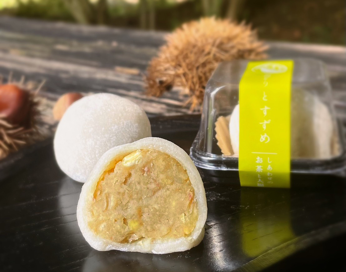 栗と栗きんとん大福