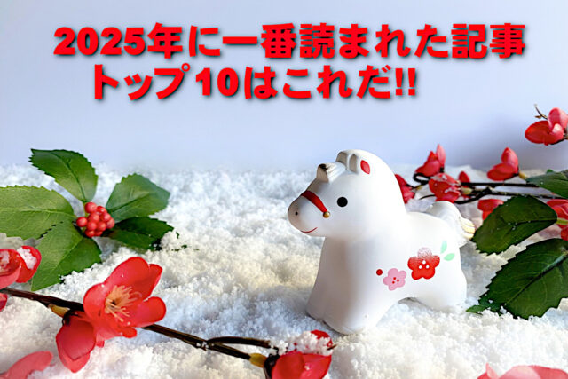 2025年に一番読まれた記事トップ10はこれだ!!