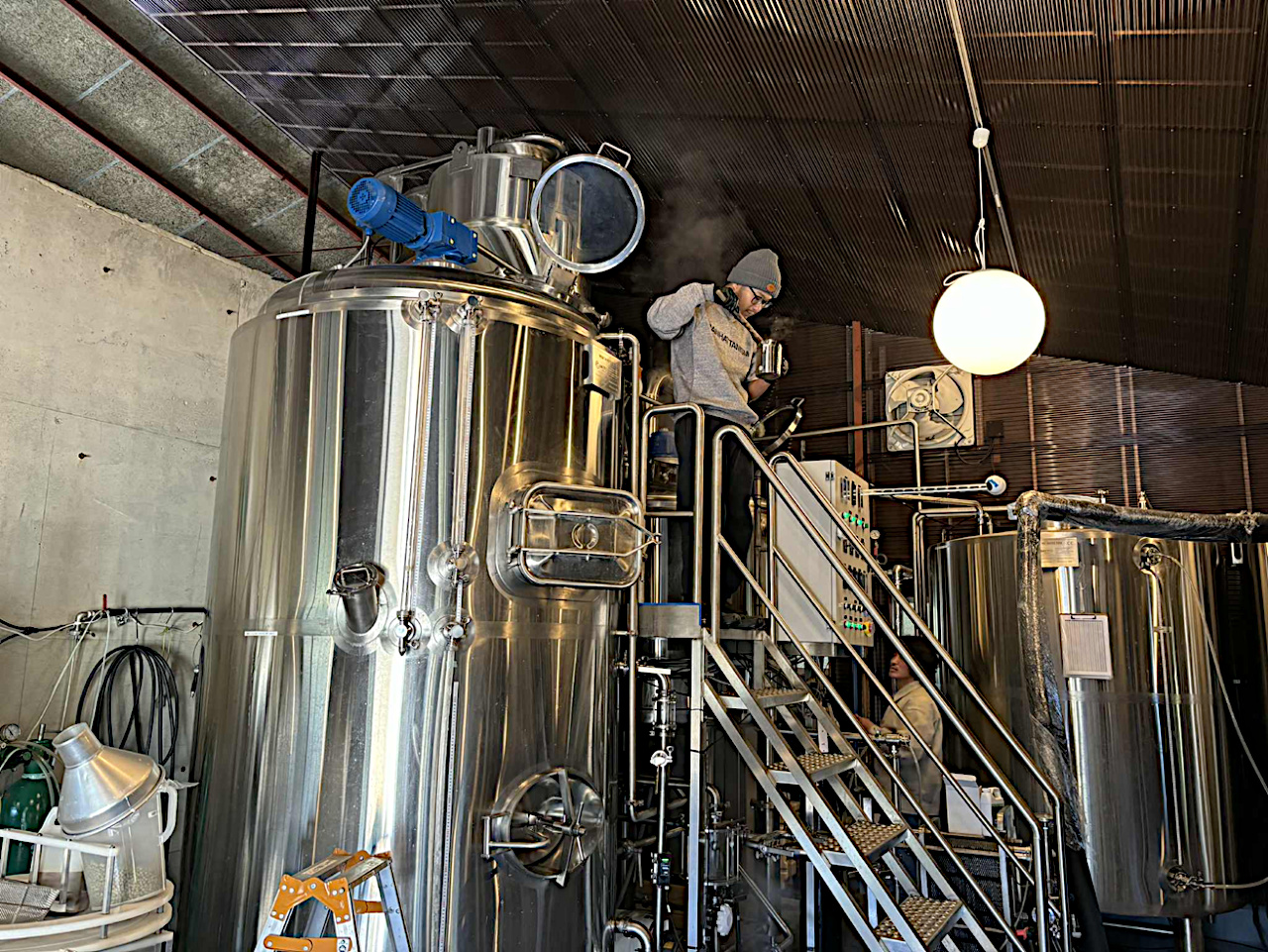 大きな醸造タンク