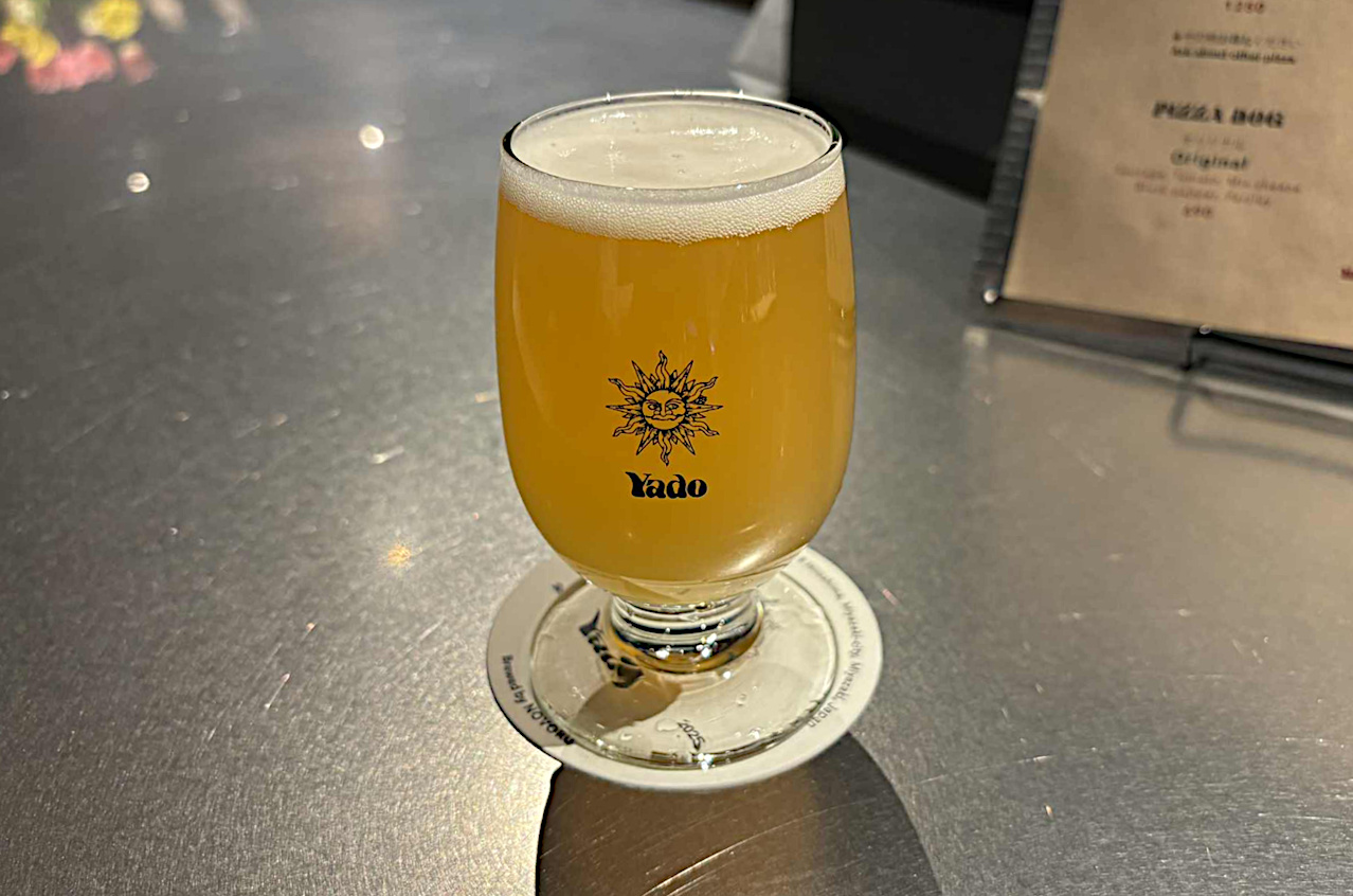 Yadoで飲むビール