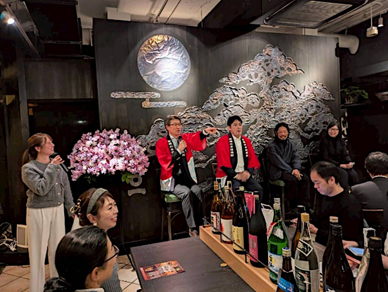 焼酎イベントでのトークショー