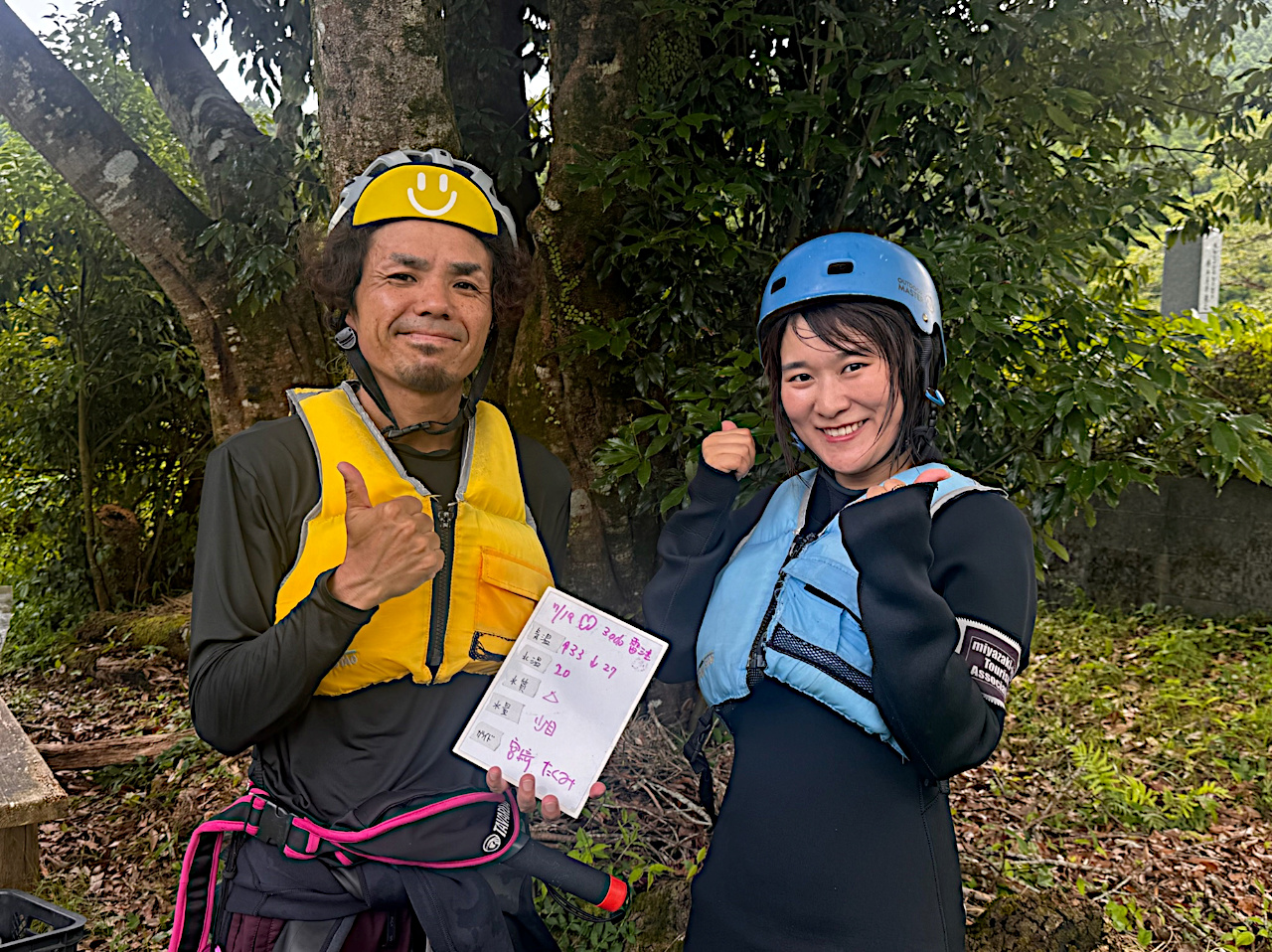 宮崎匠さん(左)と日向夏子(右)
