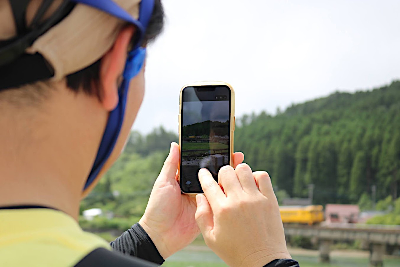 スマホでスナップショット